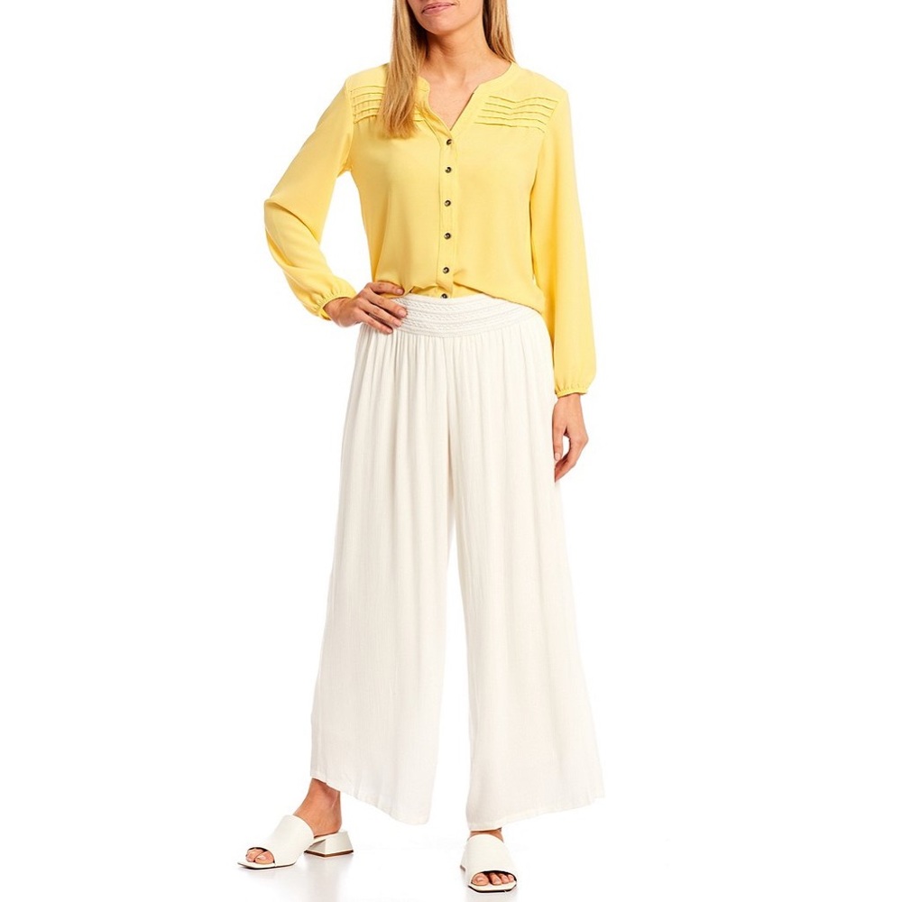 NWT I.N Studio Wide Leg Elastic Waist Pants 1X